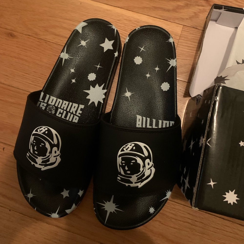 Billionaire Boys Club Moon Walk Slides Size 8 NEW